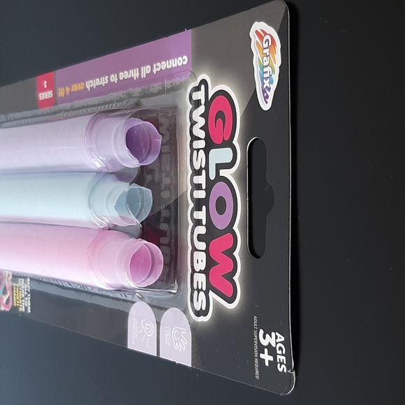 Twisti Tubes Pop Tube Sensory Fidget Toy Grafix 3-count - Picture 3 of 6